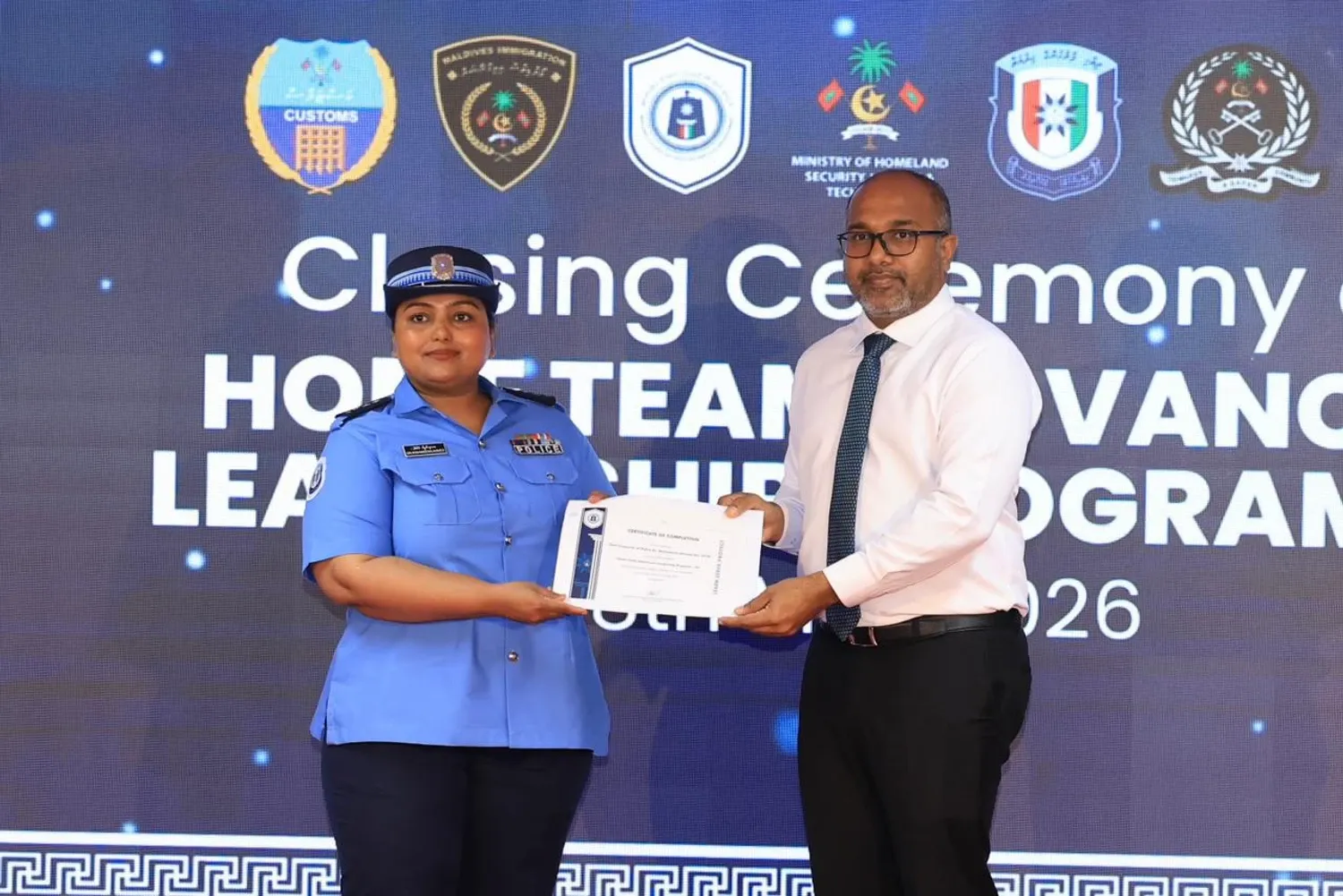 "ހޯމް ޓީމް އެޑްވާންސްޑް ލީޑަރޝިޕް ޕްރޮގްރާމް 2" ކާމިޔާބުކަމާއެކު ނިންމާލައިފި
