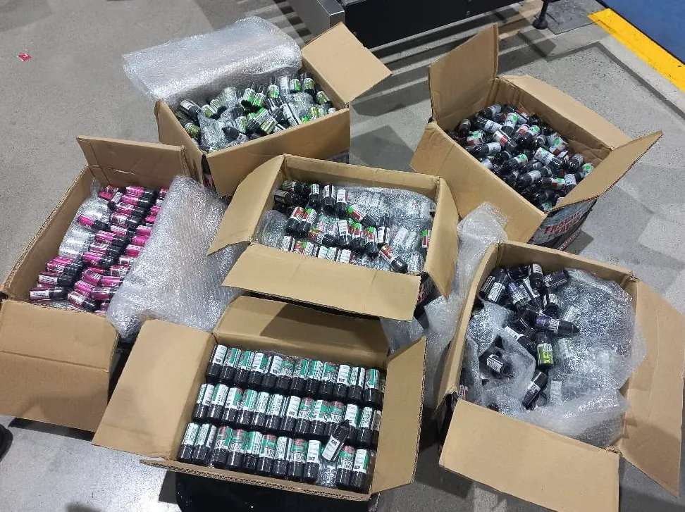 Cannabis disguised as vape oil (Photo/ Minister Ihusaan via X)