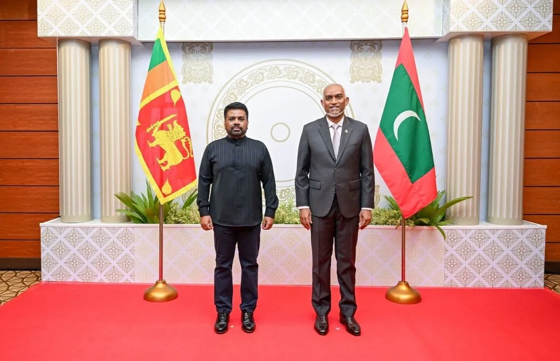 President Dr. Muizzu and President Anura Kumara Dissanayake (Photo/President's Office)