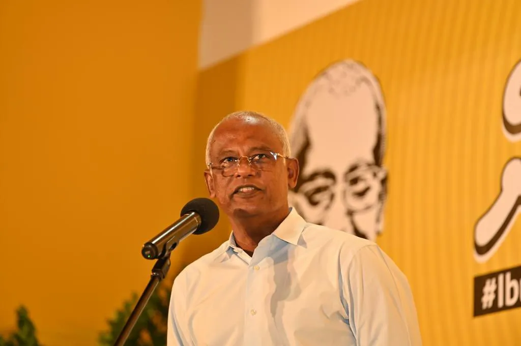 President Solih. Picture: Addulive