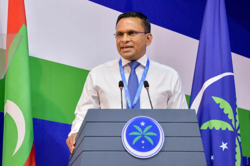 The Maldives National Party'sPresident  Mohamed Nazim-- photo: Sun Online