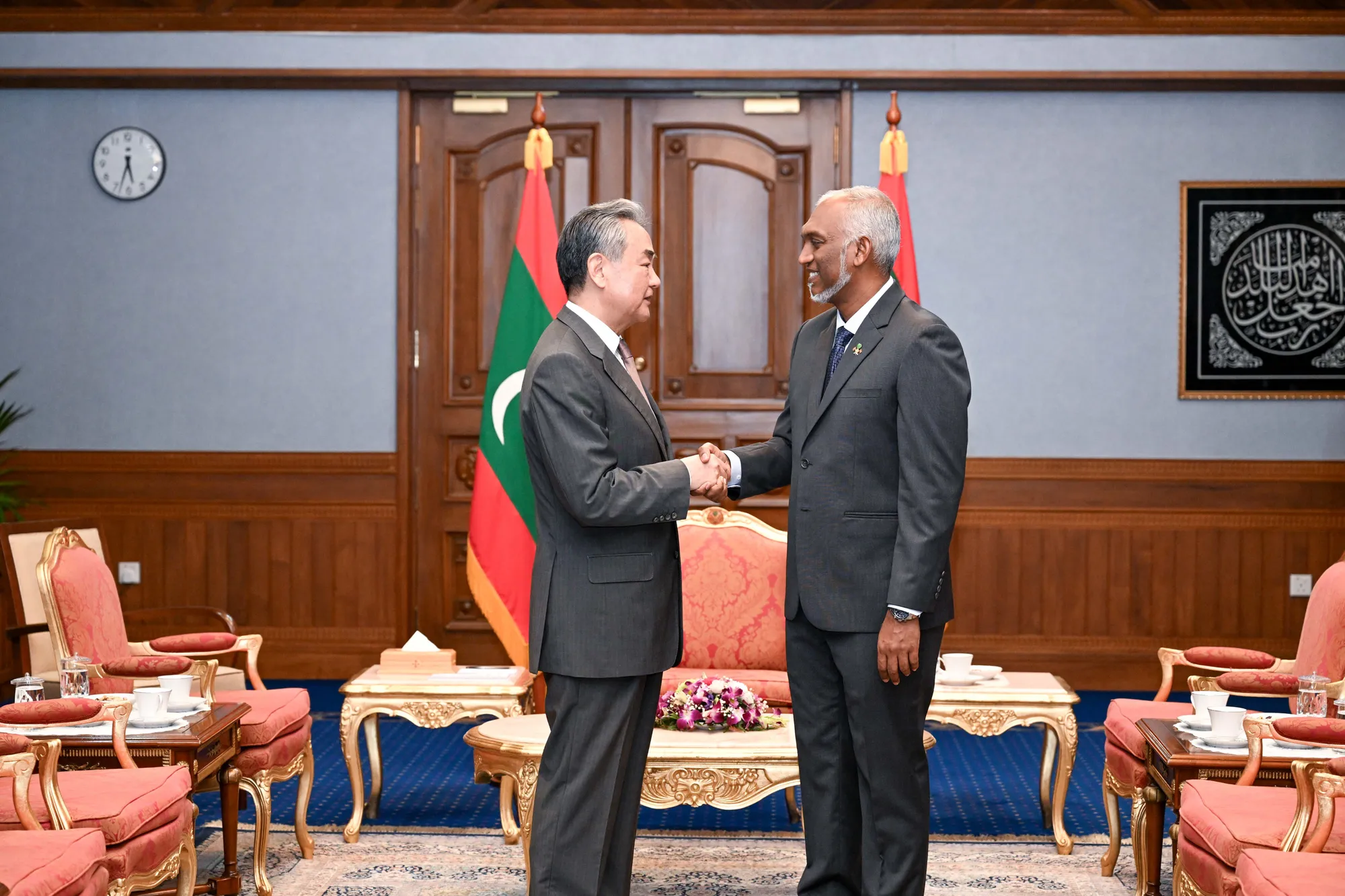 ރާއްޖޭގެ ތަރައްޤީއަށް ޗައިނާގެ އެހީ ލިބޭނެ: ވާންގް ޔީ