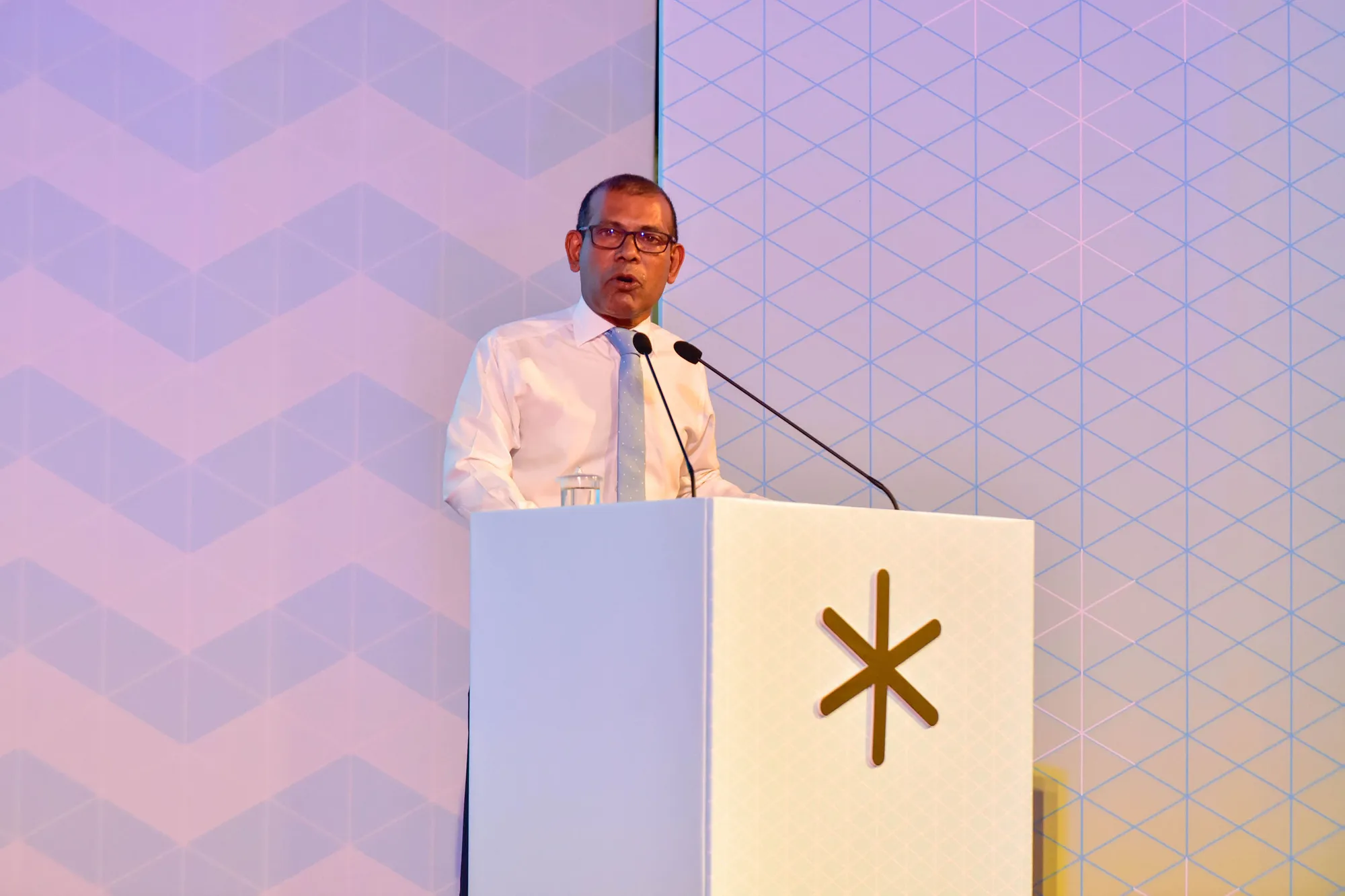 Speaker Nasheed in last night's ceremony