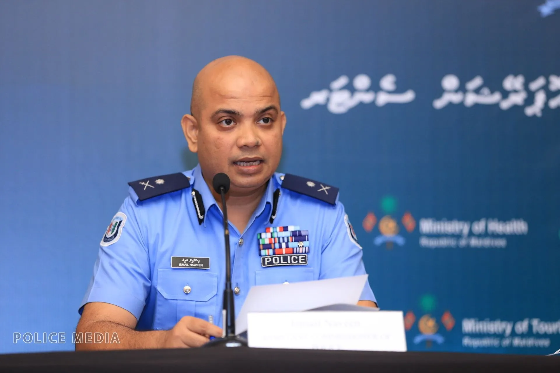 Commissioner of Police Ismail Naveen