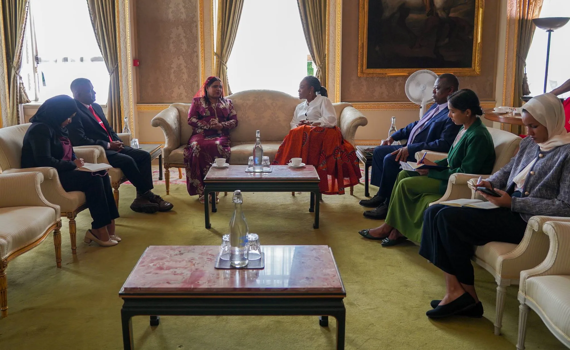 During the meeting with Commonwealth Secretary-General Shirley Ayorkor Botchwey (Photo/Ministry of Foreign Affairs)