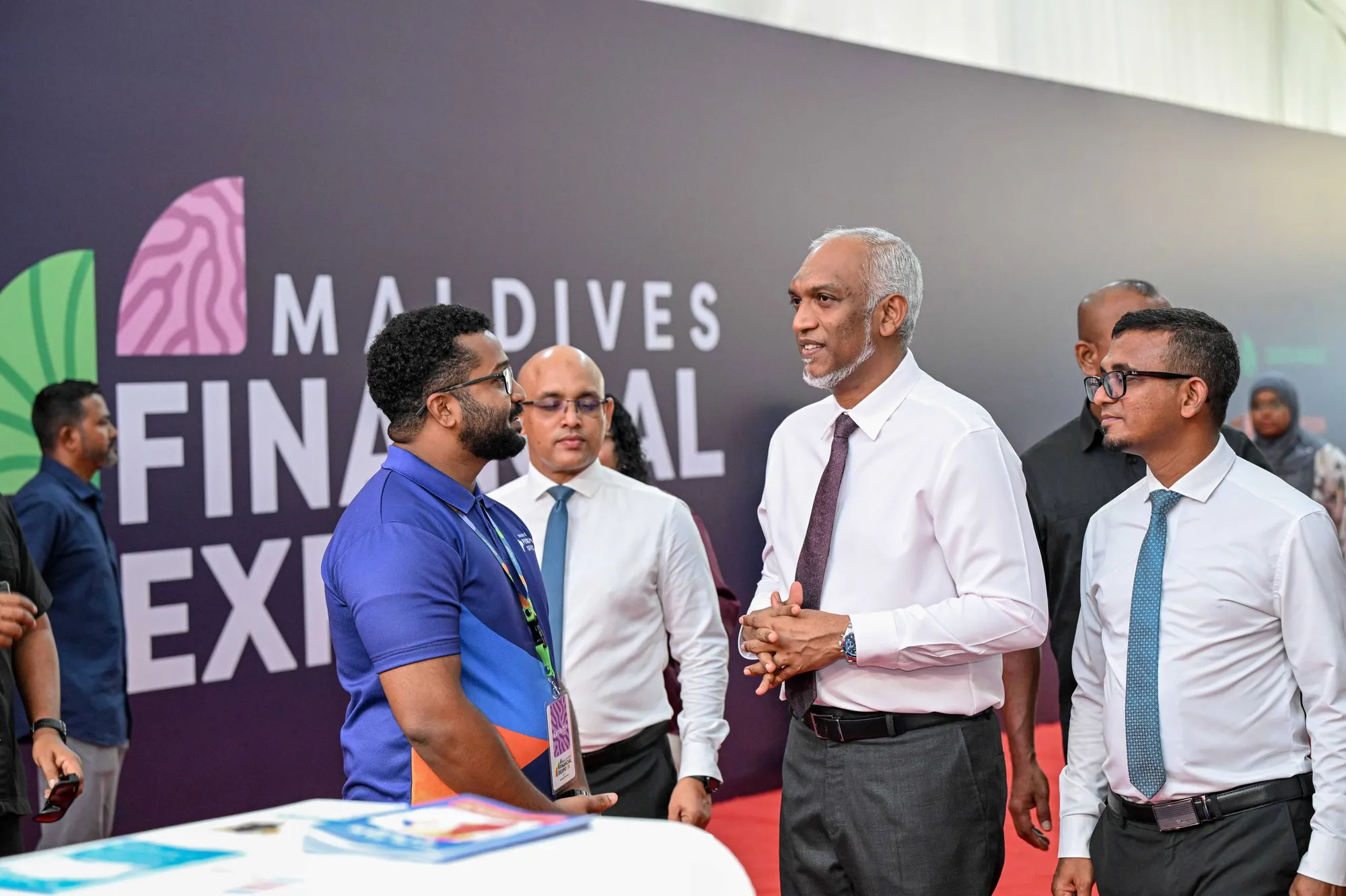 President Dr. Muizzu and MMA Governor at the Expo Opening (Photo/President’s Office)