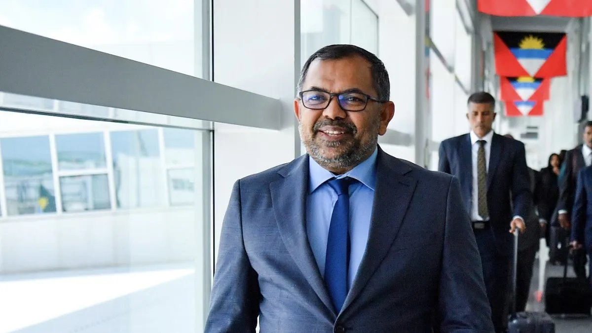 Foreign Minister, Moosa Zameer (Photo/President's Office)