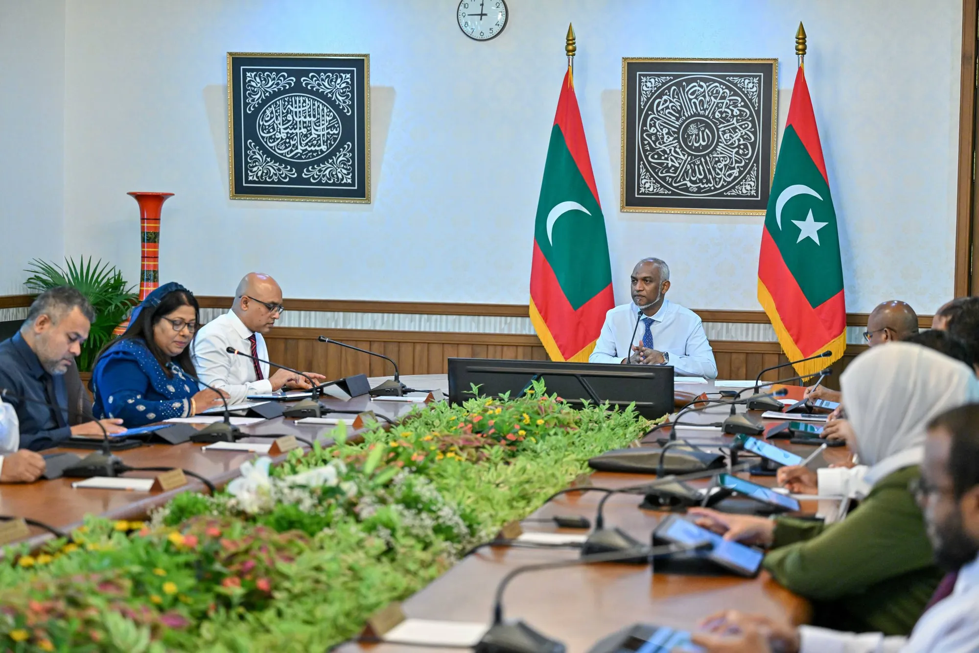 From a cabinet meeting (Photo/President’s Office)
