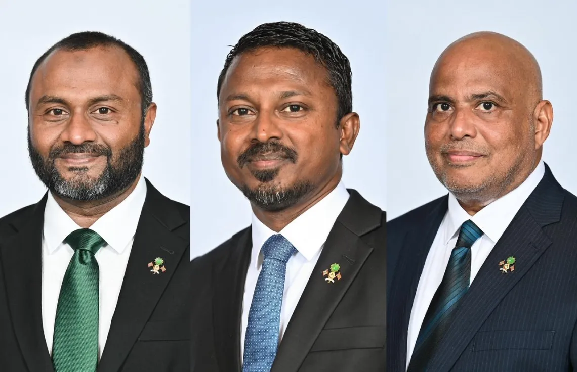 އަލުން އައްޔަން ކުރި ތިންވަޒީރުންނަށް ރުހުން ހޯދުމަށް މަޖިލިހަށް ހުށަހަޅައިފި