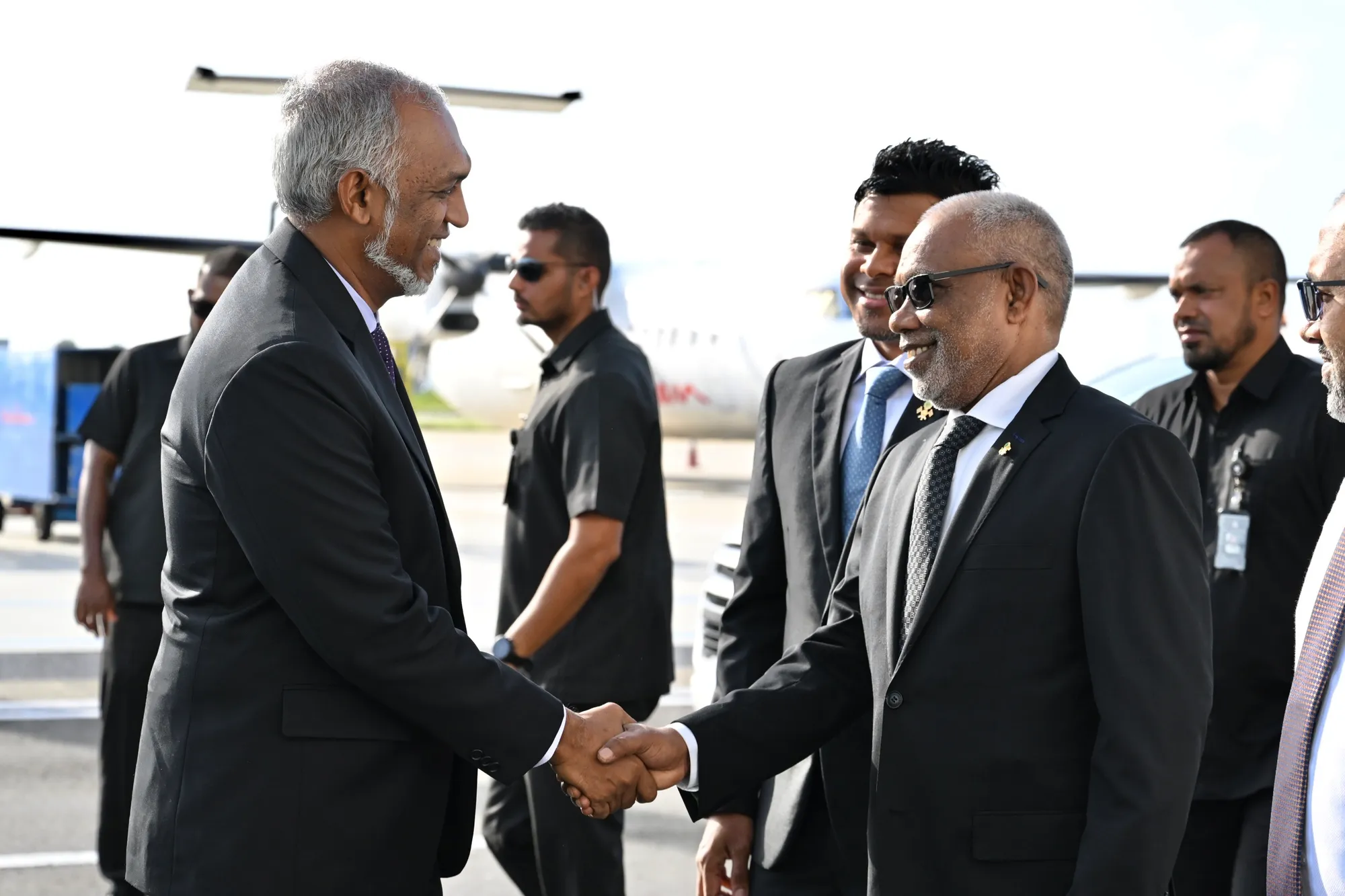 ރައީސުލްޖުމްހޫރިއްޔާ އެންޓީގާ އެންޑް ބާބިޔުޑާއަށް ކުރެއްވި ދަތުރުފުޅު ނިންމަވައިލެއްވުމަށްފަހު މާލެ ވަޑައިގެންފި