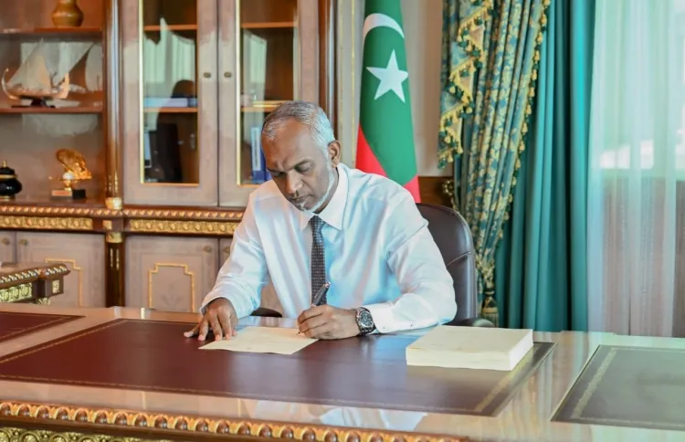 President Dr. Mohamed Muizzu (Photo/ President's office)