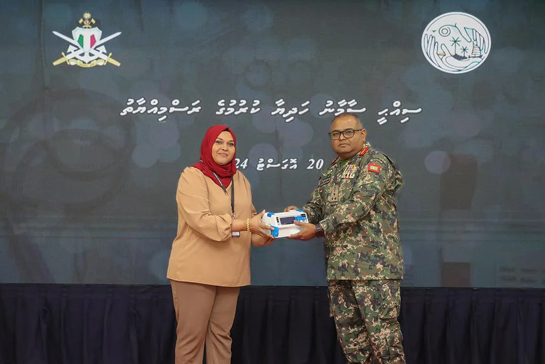 ނޭޝަނަލް ޑިޒާސްޓަރ މެނޭޖްމަންޓް އޮތޯރިޓީން އެމްއެންޑީއެފަށް ޞިއްޙީ ސާމާނު ހަދިޔާކޮށްފި