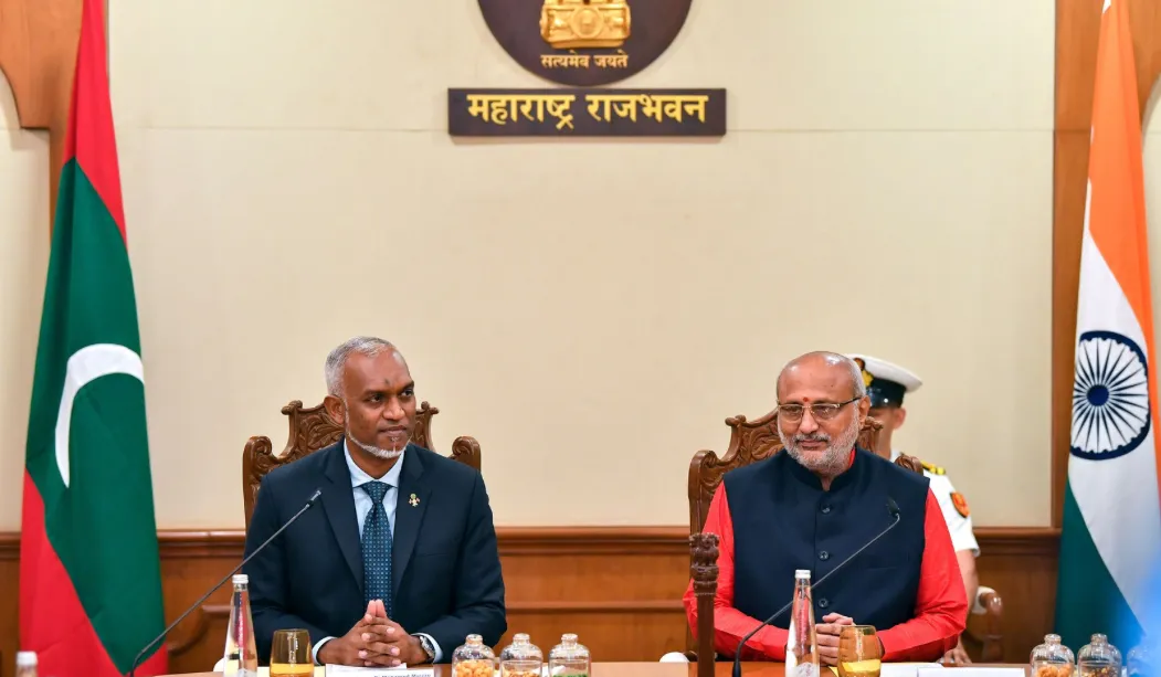President Dr. Muizzu and Governor of Maharashtra, C.P. Radhakrishnan (Photo/President’s Office)