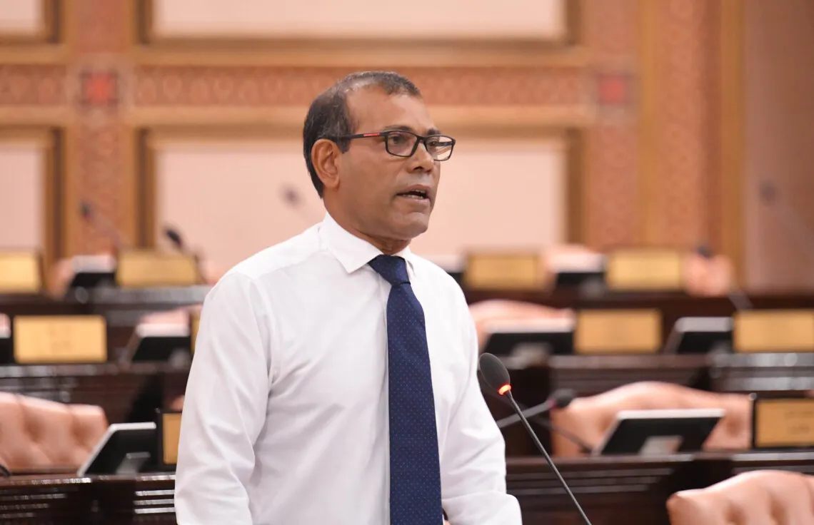 President Nasheed-- Photo: Parliament