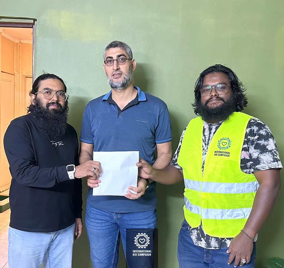 ފަލަސްތީން ޕްރޮފެސަރ ޑރ.ކުރްދީގެ އާއިލާ ޣައްޒާއިން ނެރުމަށް އައިއޭސީން ފައިސާގެ އެހީ ދީފި