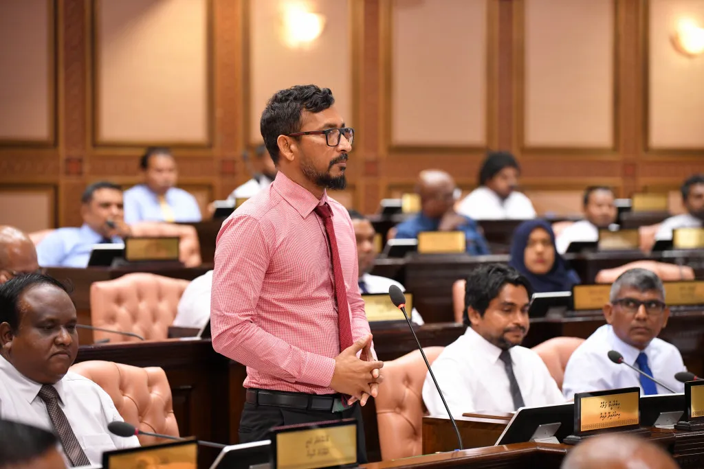 PNC Parliamentary Group Leader and Ungoofaaru MP Falah (Photo/Parliament)