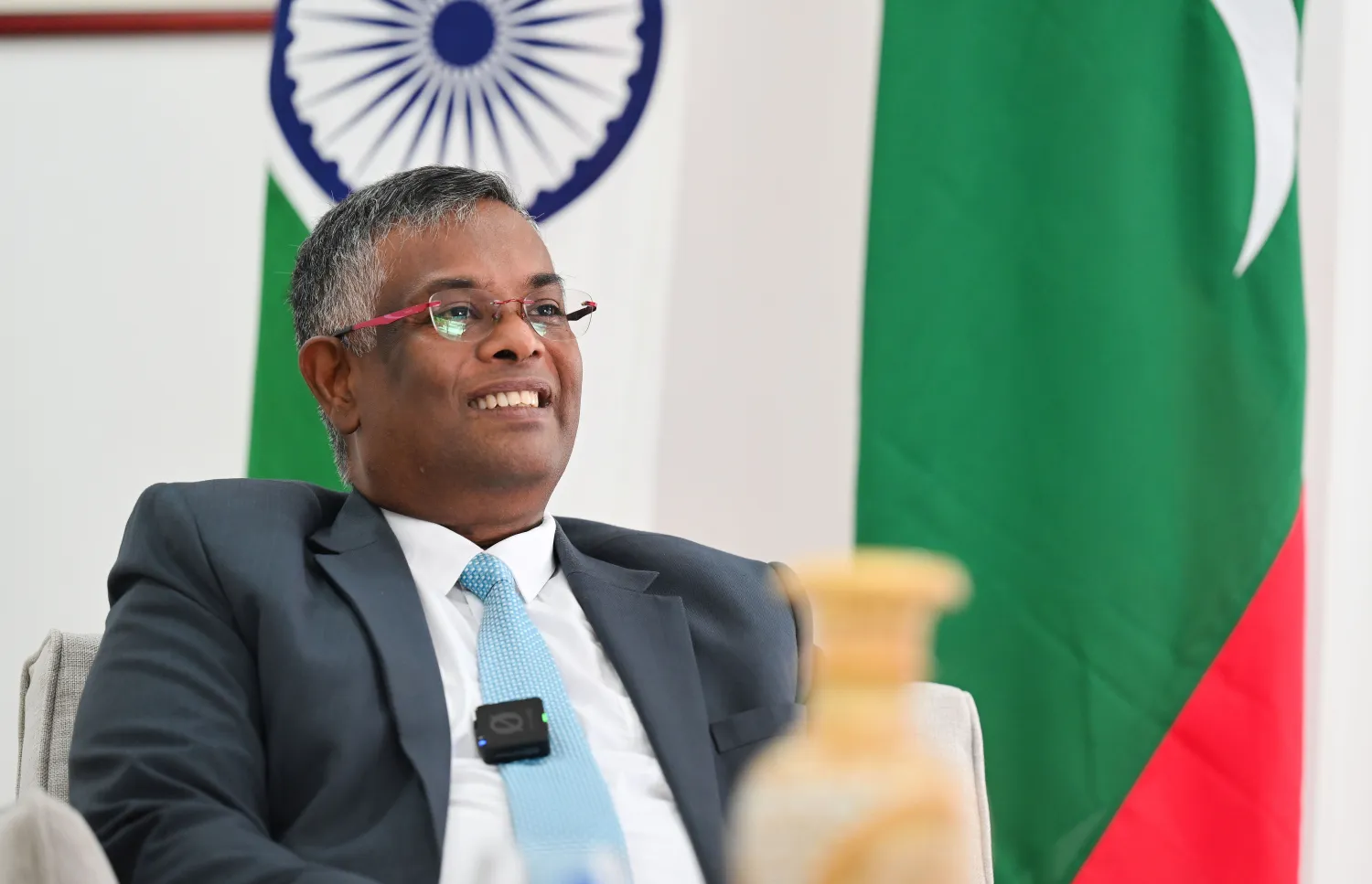 Indian High Commissioner G. Balasubramanian (Photo/Mihaaru)
