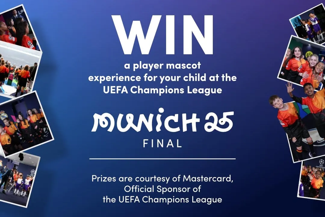 BML launches promotion to win a Player Mascot Experience at the UEFA Champions League Final