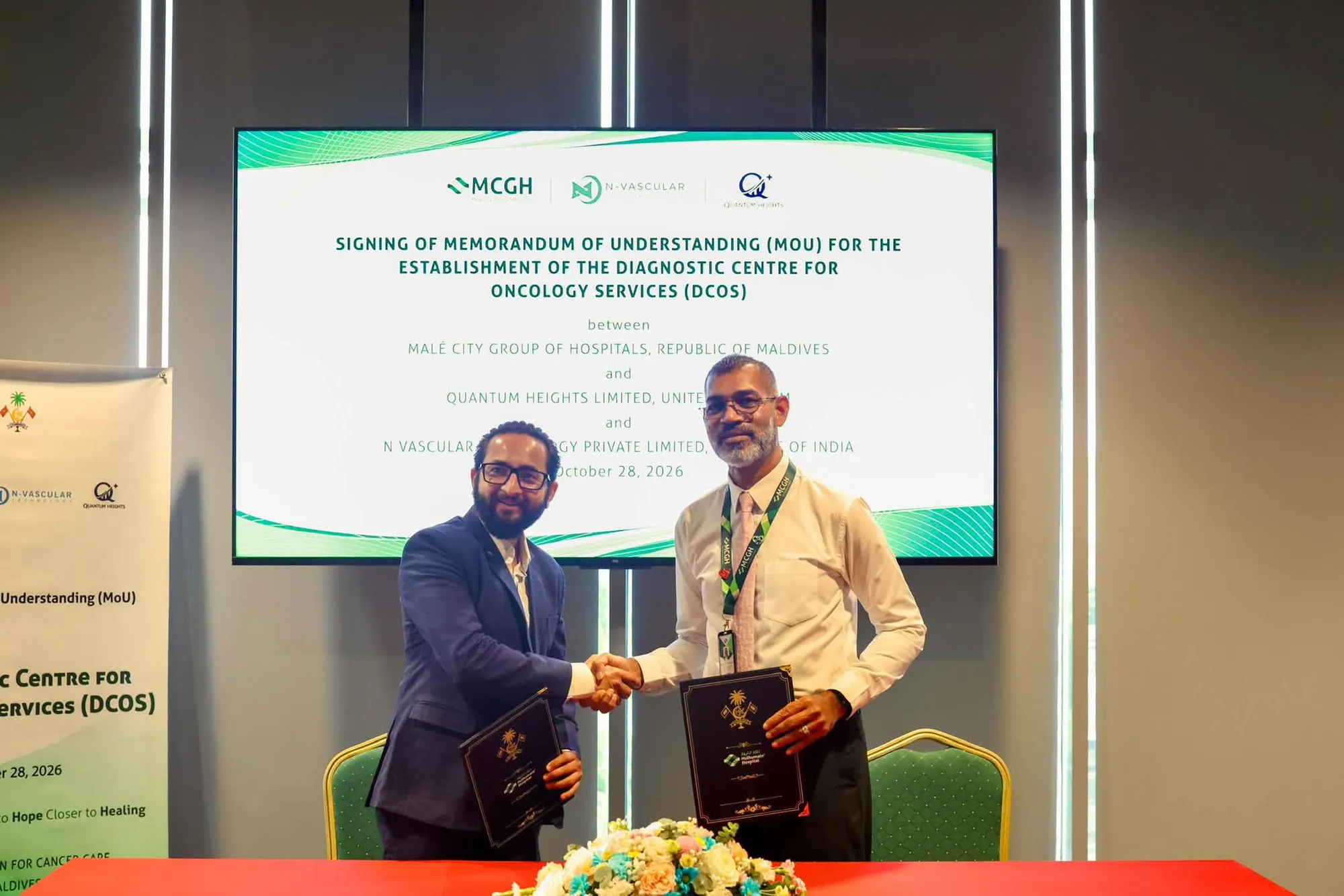 MCGH signs MoU to establish Specialised Cancer Centre in Hulhumalé