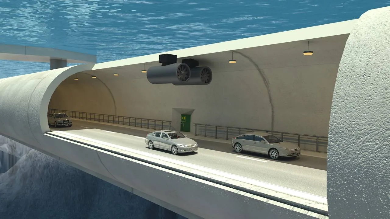 An underwater tunnel: photo/CNM