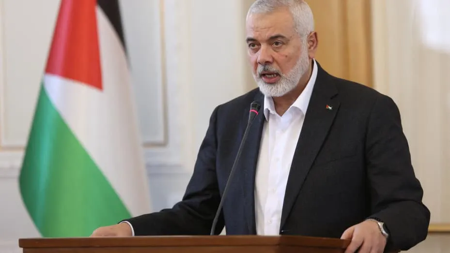 Hamas  Political Bureau Chief  Ismail Haniyeh (Photo/Reuters)