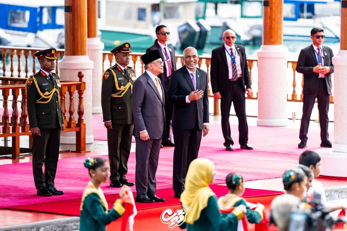 Malaysian Prime Minister Anwar Ibrahim and President Dr. Muizzu (Photo/Voice)