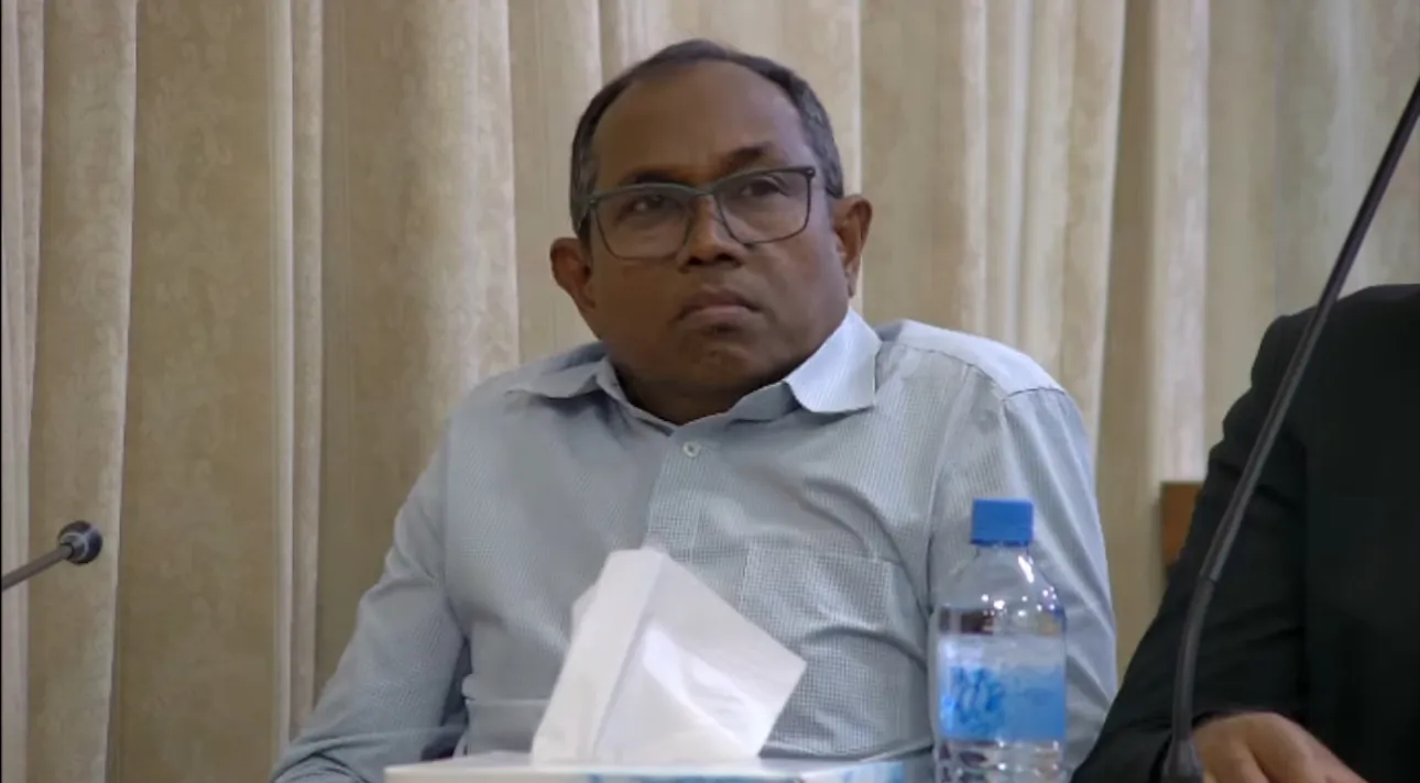 Yoosuf Naeem at today's hearing