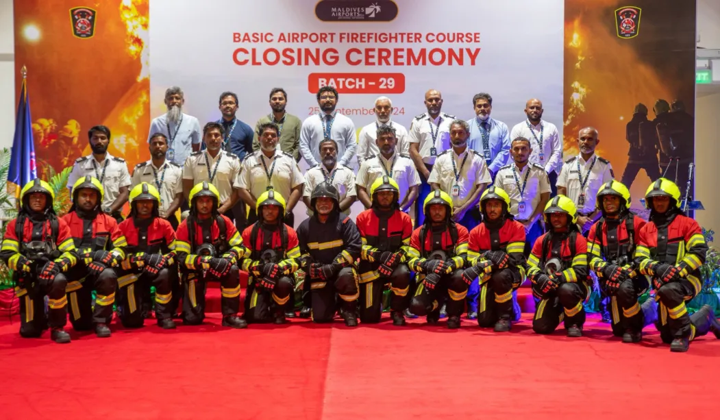 Closing ceremony of 29th MACL firefighter course (Photo/MACL)