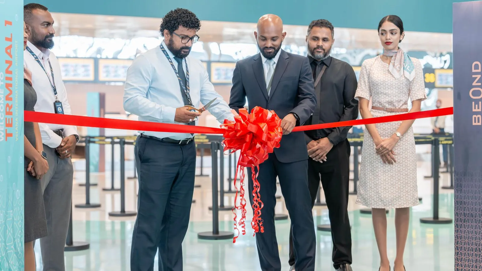 ލަގްޒަރީ އެއާލައިން ބިއޮންޑުން ވީއައިއޭ އައު ޓާމިނަލް ބޭނުންކުރަން ފަށައިފި