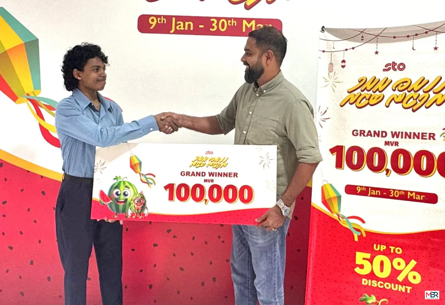STO Awards MVR 100,000 to Lucky Winner of ‘Ramadan Bazaar’ Promotion