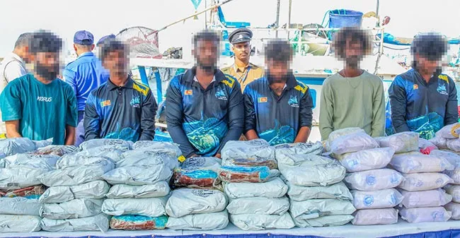 ރާއްޖެ ސަރަހައްދުން 335 ކިލޯ މަސްތުވާތަކެތި ބަރުކޮށްގެން ލަންކާއަށް ދިޔަ ސްރީދޭވީ ބޯޓު އަތުލައިގެންފި