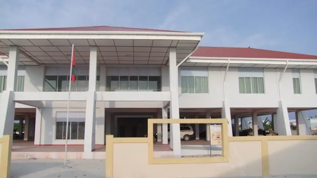 Dhuvaafaaru council building, Source: Dhuvaafaru Council