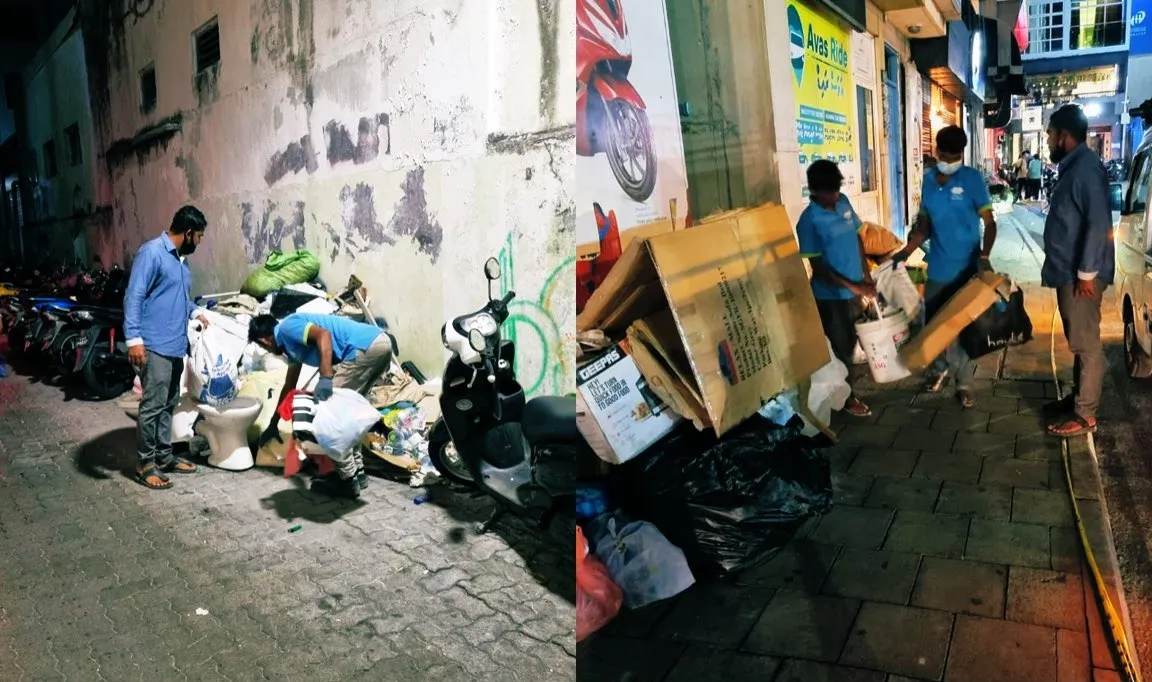 އިއްޔެ އެކަނިވެސް މާލެ މަގުމަތިން 59 ޓަނަށްވުރެ ގިނަ ކުނި ނަގައިފި