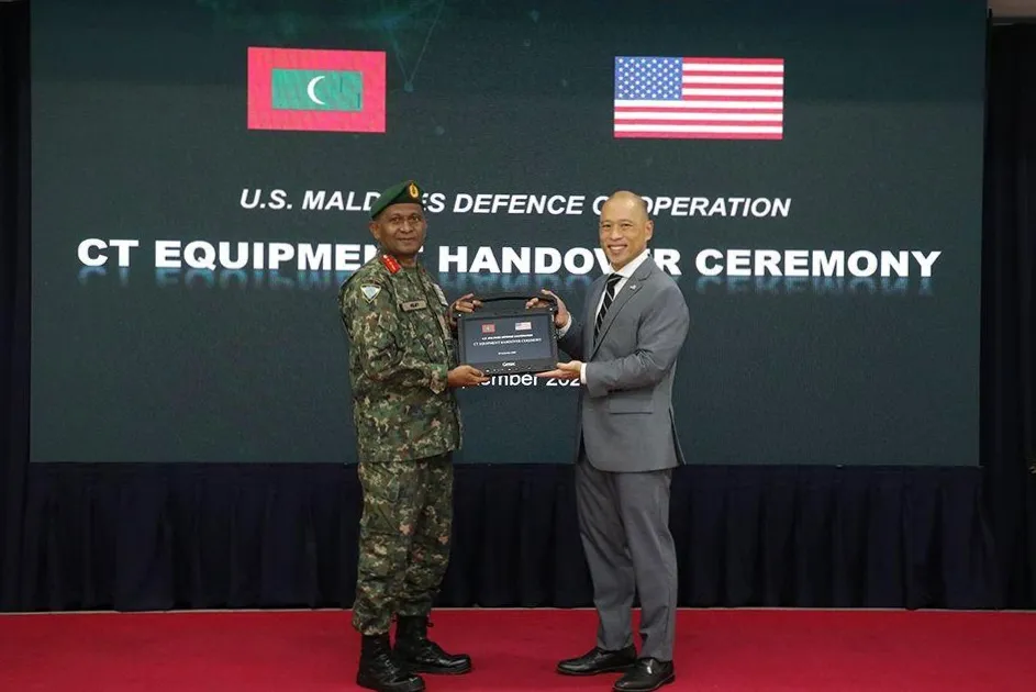 During the special equipment handover ceremony (photo/MNDF)