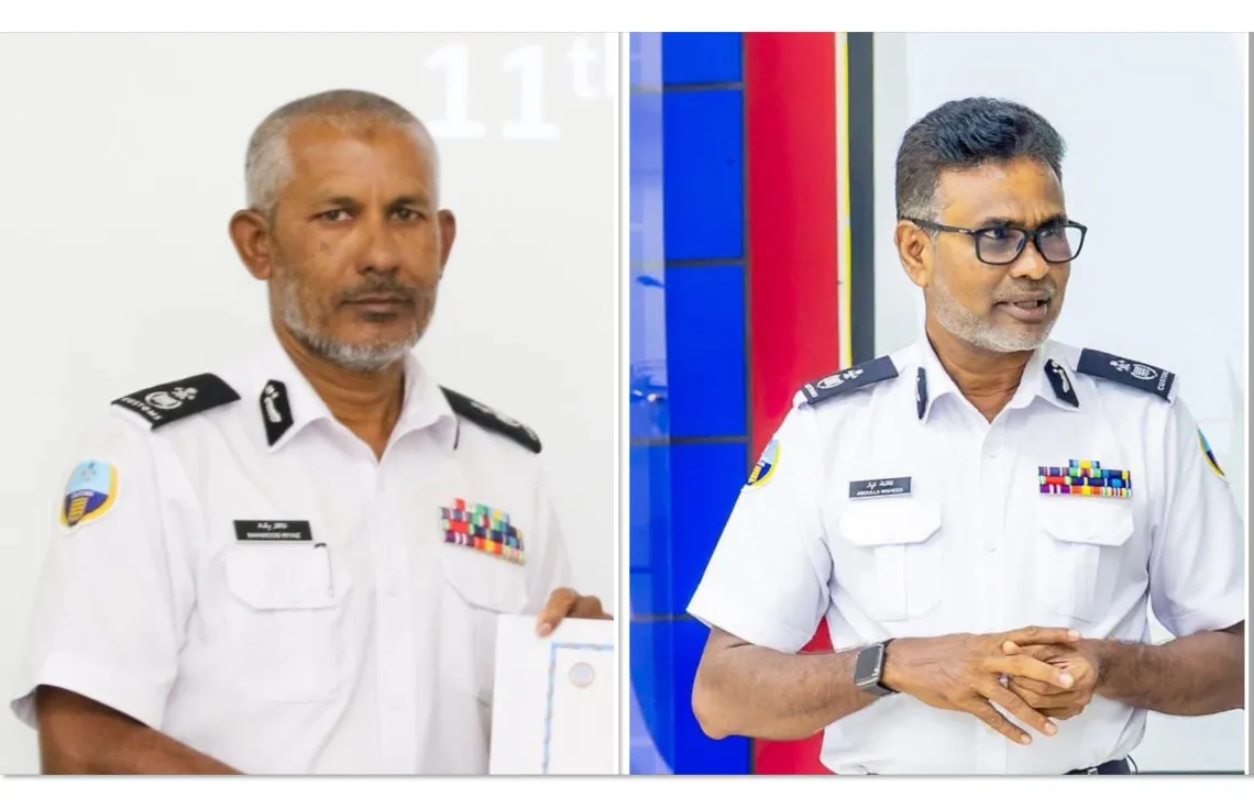 ކަސްޓަމްސްގެ ދެ ވެރިޔަކު ވަކިކުރަން އަންގައިފިން: ރައީސް މުޢިއްޒު