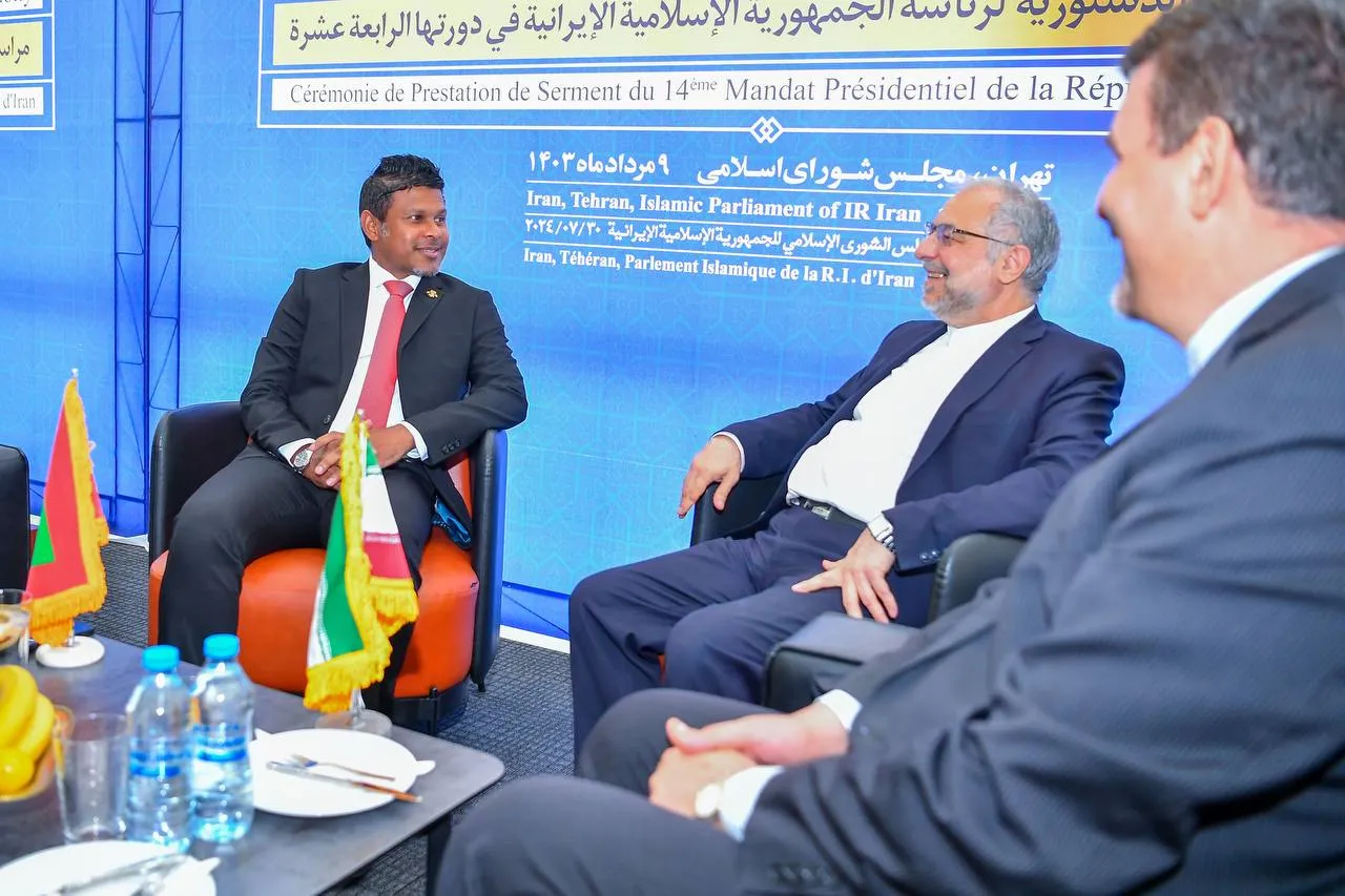 އީރާން ރައީސް ހުވާކުރައްވާ ރަސްމިއްޔާތަށް ނައިބް ރައީސް އީރާނަށް ވަޑައިގެންފި