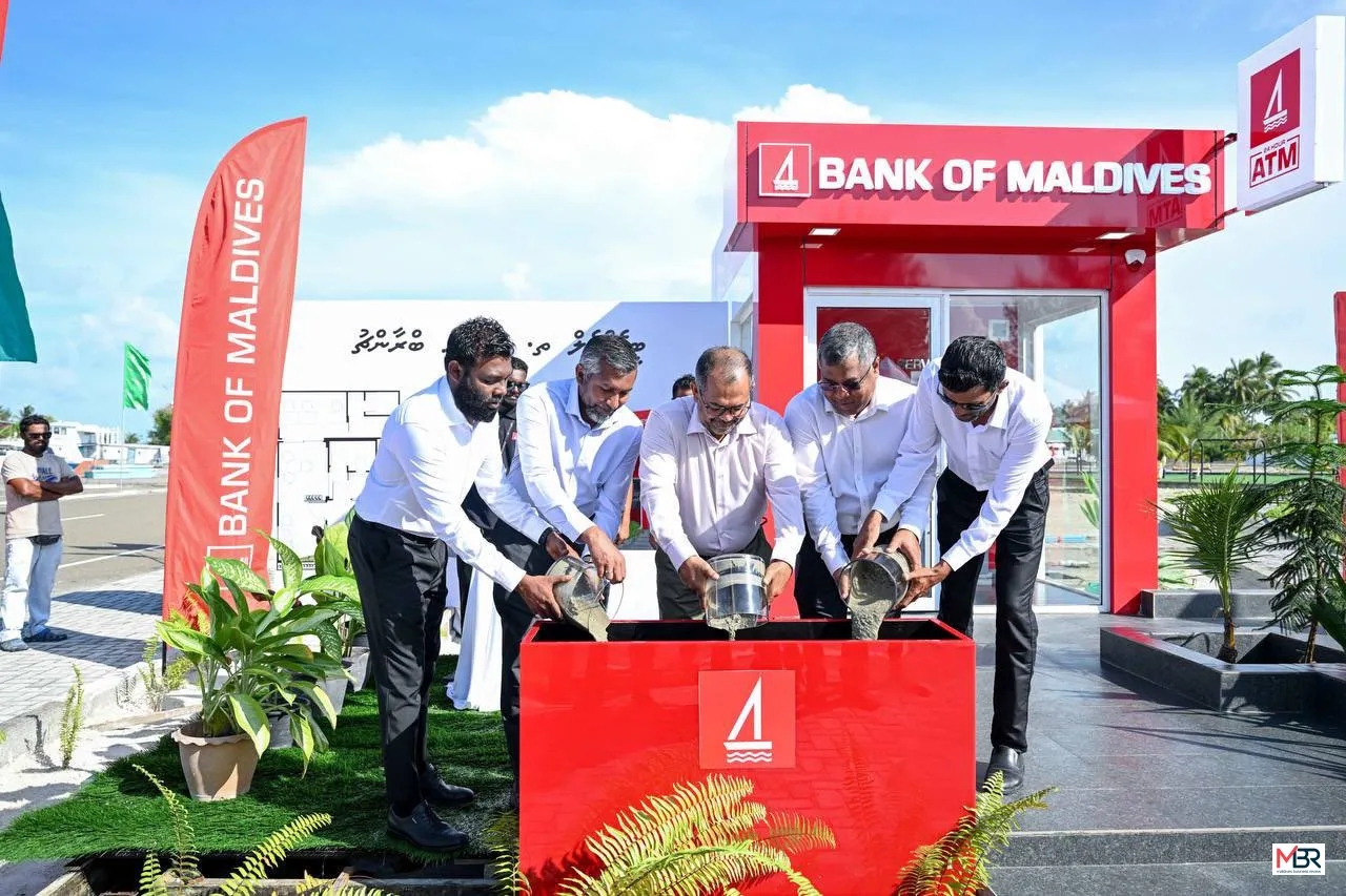 BML Lays Foundation for New Thaa Vilufushi Branch, Establishes Self-Service Banking