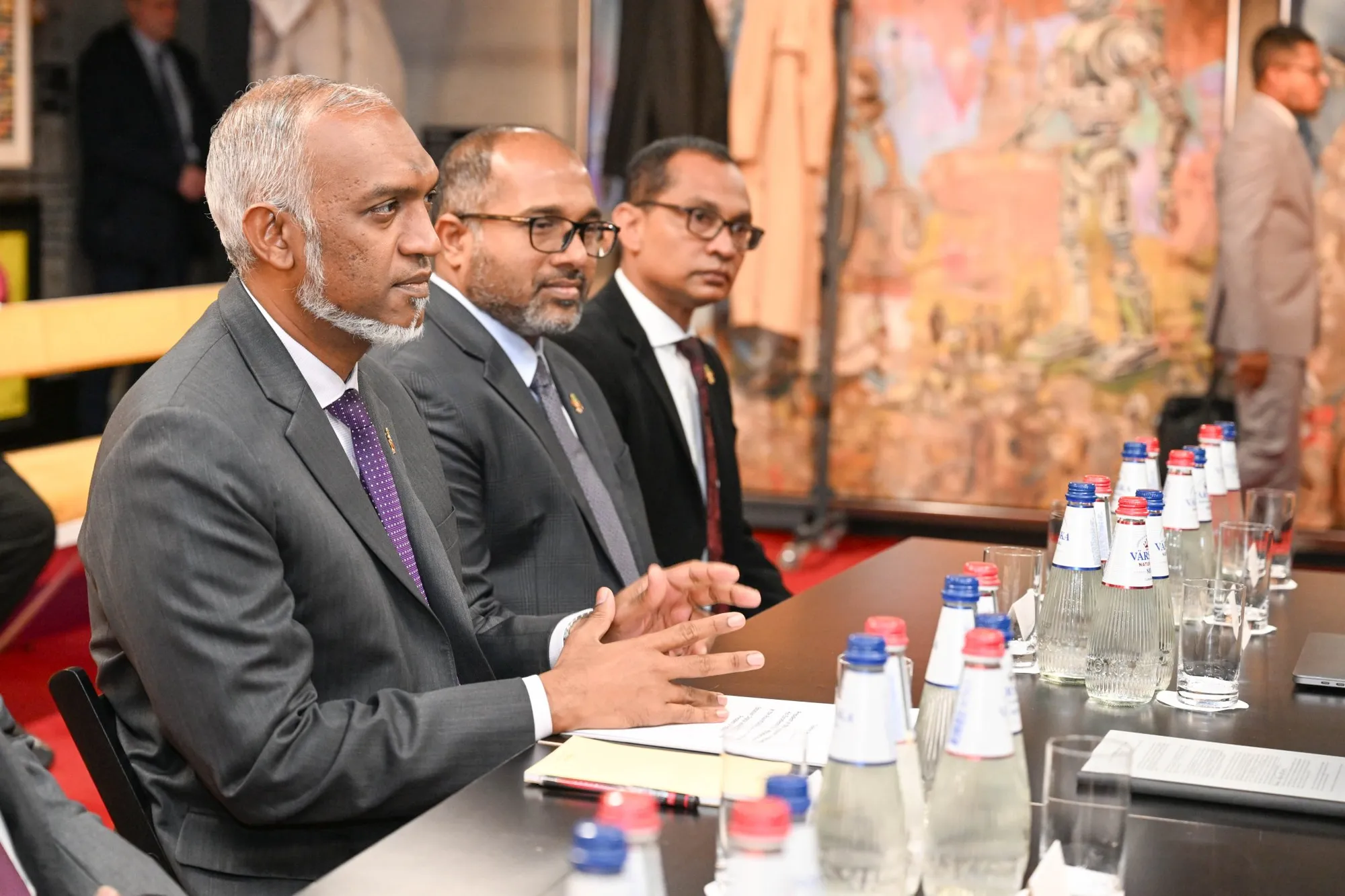 President Dr. Muizzu on his official visit to Estonia(Photo/President's Office)