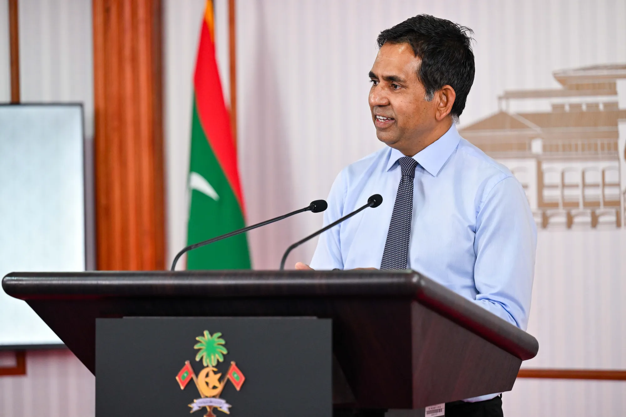 މިނިސްޓަރ އޮފް އިކޮނޮމިކް ޑިވެލޮޕްމަންޓް، ޓްރާންސްޕޯޓް އެންޑް ޓްރޭޑް މުޙައްމަދު ސަޢީދު.