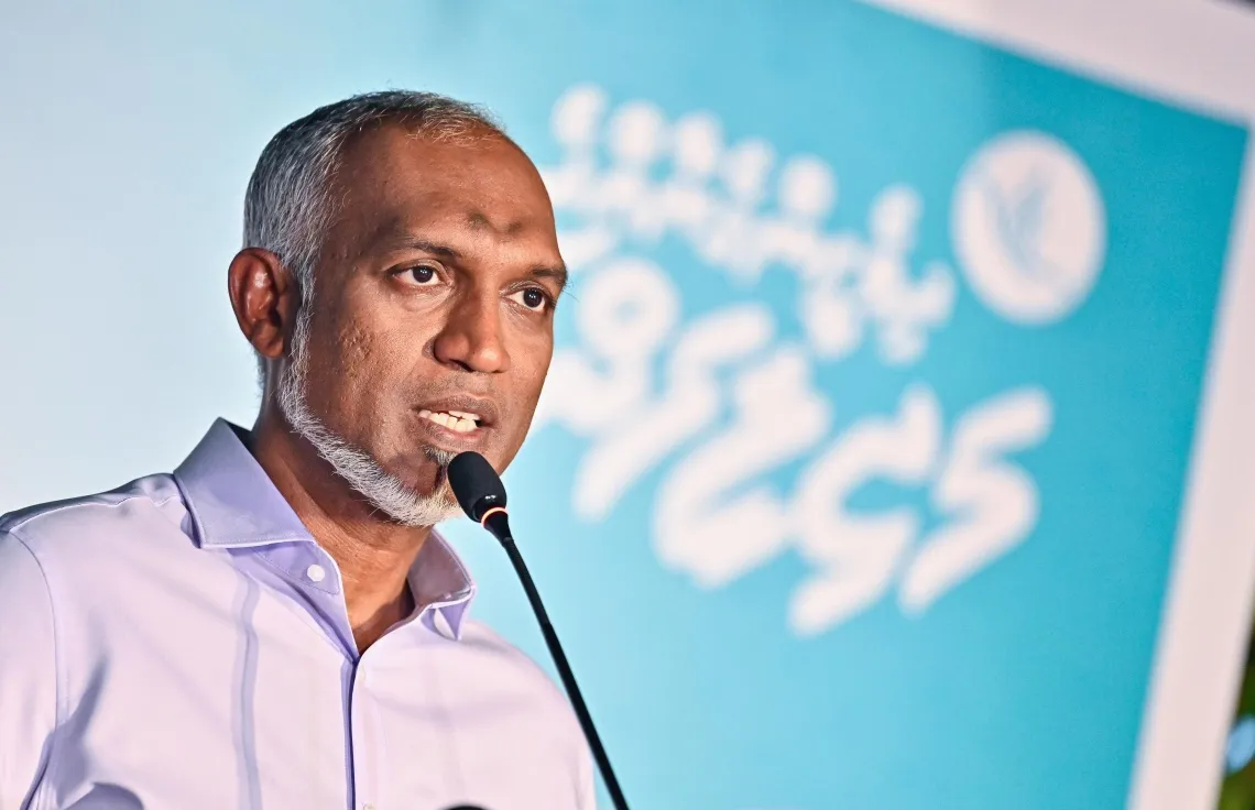 President Dr. Muizzu in yesterdays campaign event