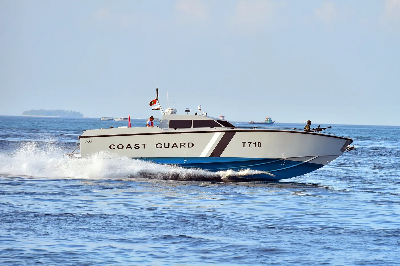 A fast interceptor craft of Maldives