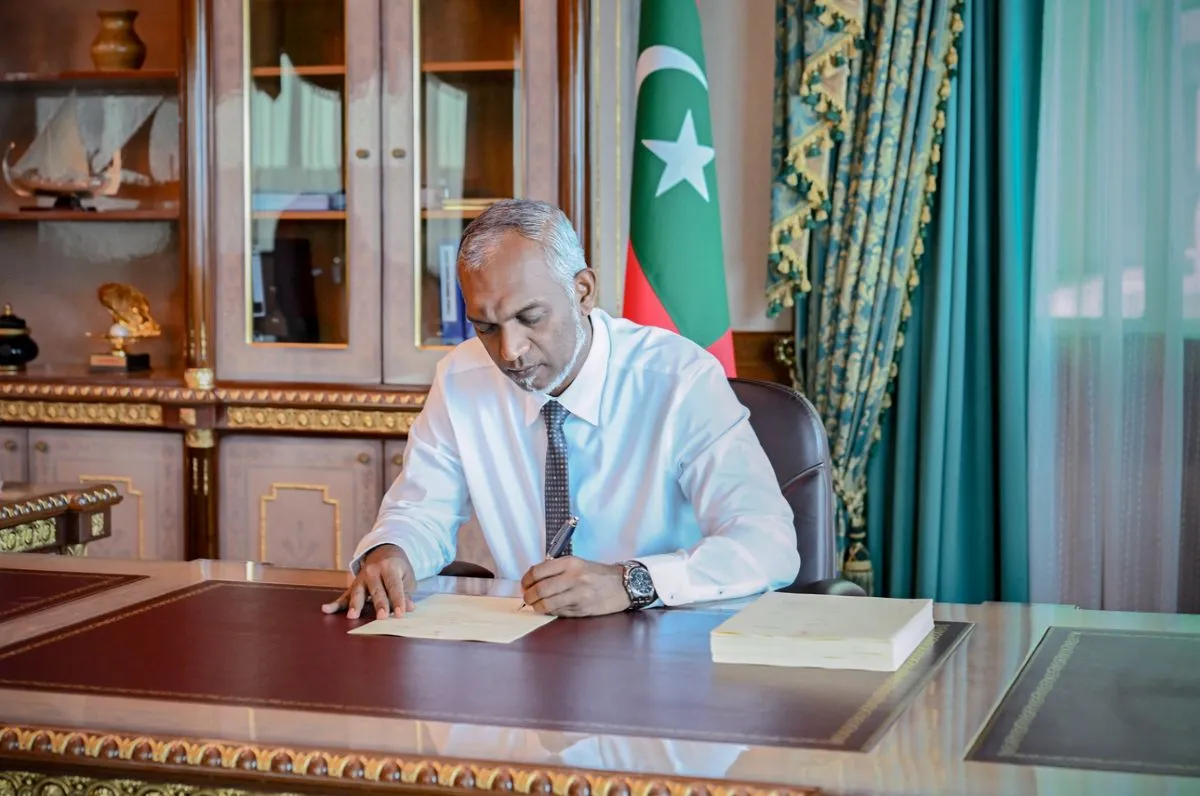 President Dr. Mohamed Muizzu (Photo/ President's office)
