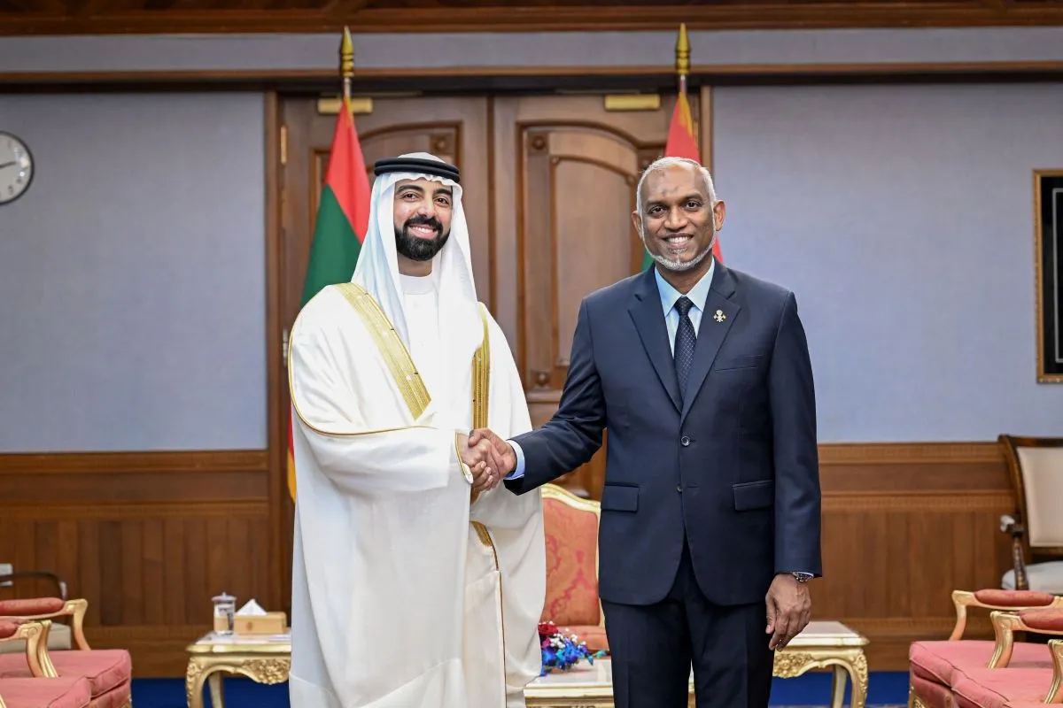 Saudi Arabia Prince Fahad Saud Alshalan and President Dr. Muizzu (Photo/President's Office)